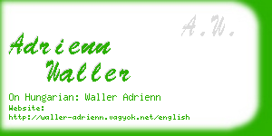 adrienn waller business card